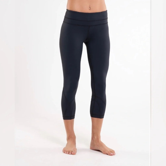 lululemon athletica Pants - Lululemon Run Inspire Mesh Crop Legging (EUC)